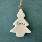 Handmade Christmas Tree Ornament - Carramar Pottery - Nest & Bird