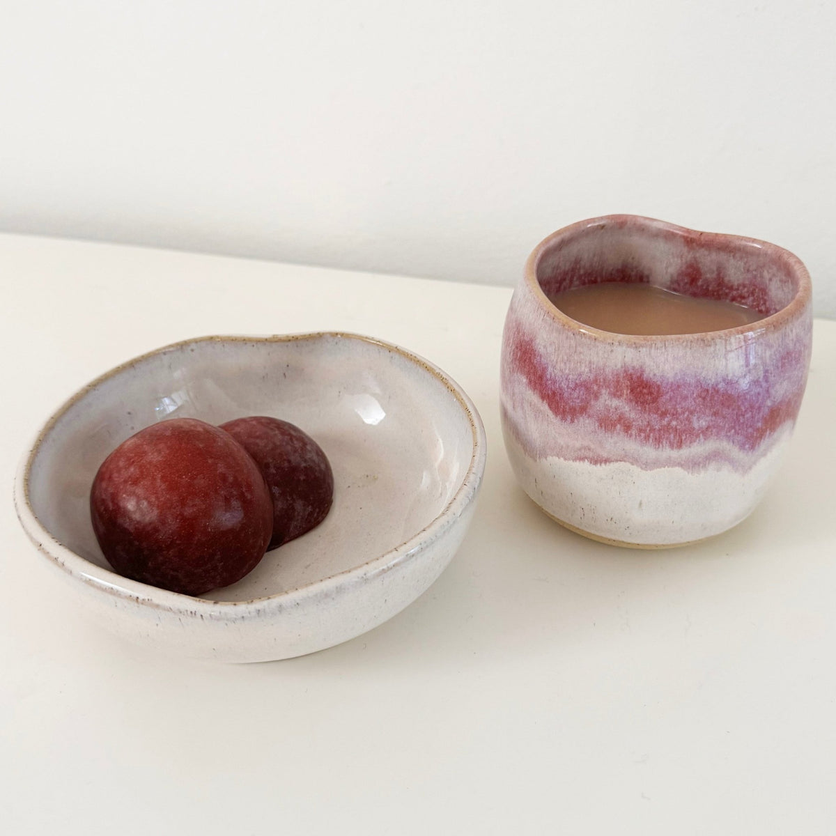 Handmade Heart Mug – Pink - Carramar Pottery - Nest & Bird