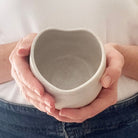 Handmade Heart Mug – White - Carramar Pottery - Nest & Bird