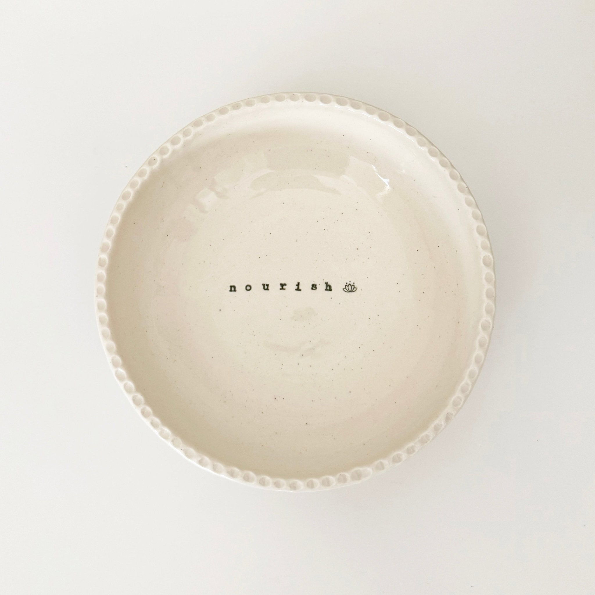 Handmade Nourish Bowl - Carramar Pottery - Nest & Bird