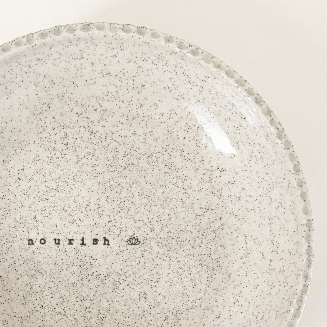 Handmade Nourish Bowl - Speckle - Carramar Pottery - Nest & Bird