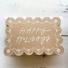 Happy Holidays Greeting Card - THE LITTLE PRESS - Nest & Bird