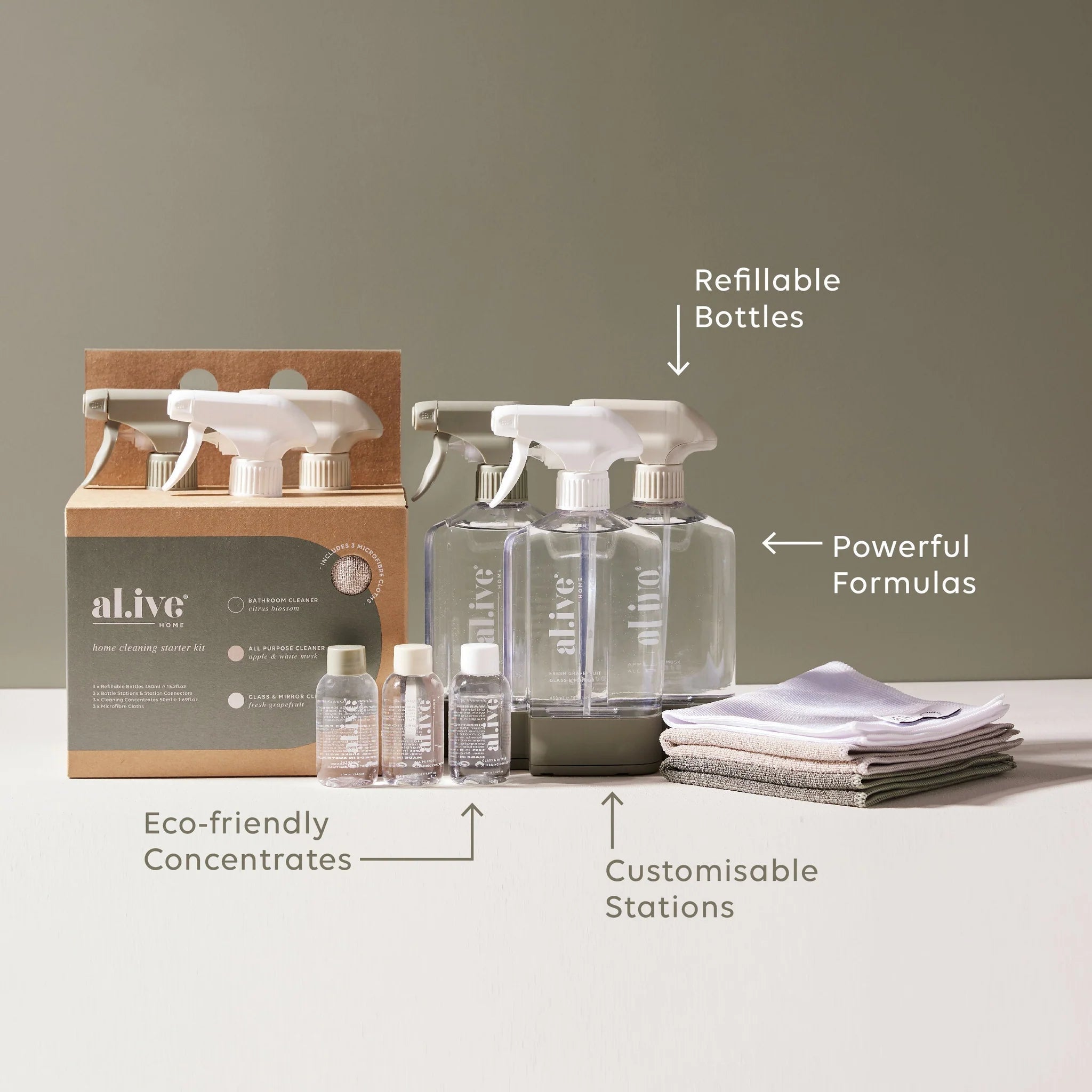 Home Complete Cleaning Kit - al.ive - Nest & Bird