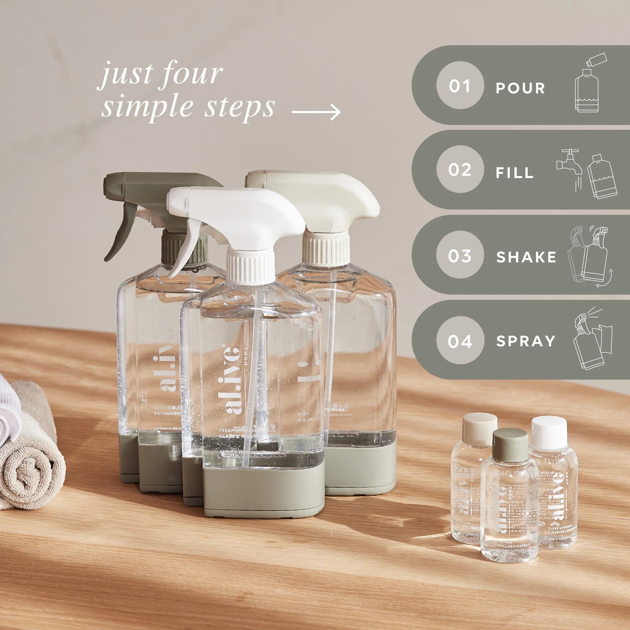 Home Complete Cleaning Kit - al.ive - Nest & Bird