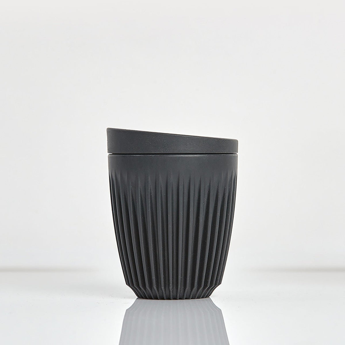 Huskee Cup 8oz With Lid - Charcoal - Huskee - Nest & Bird