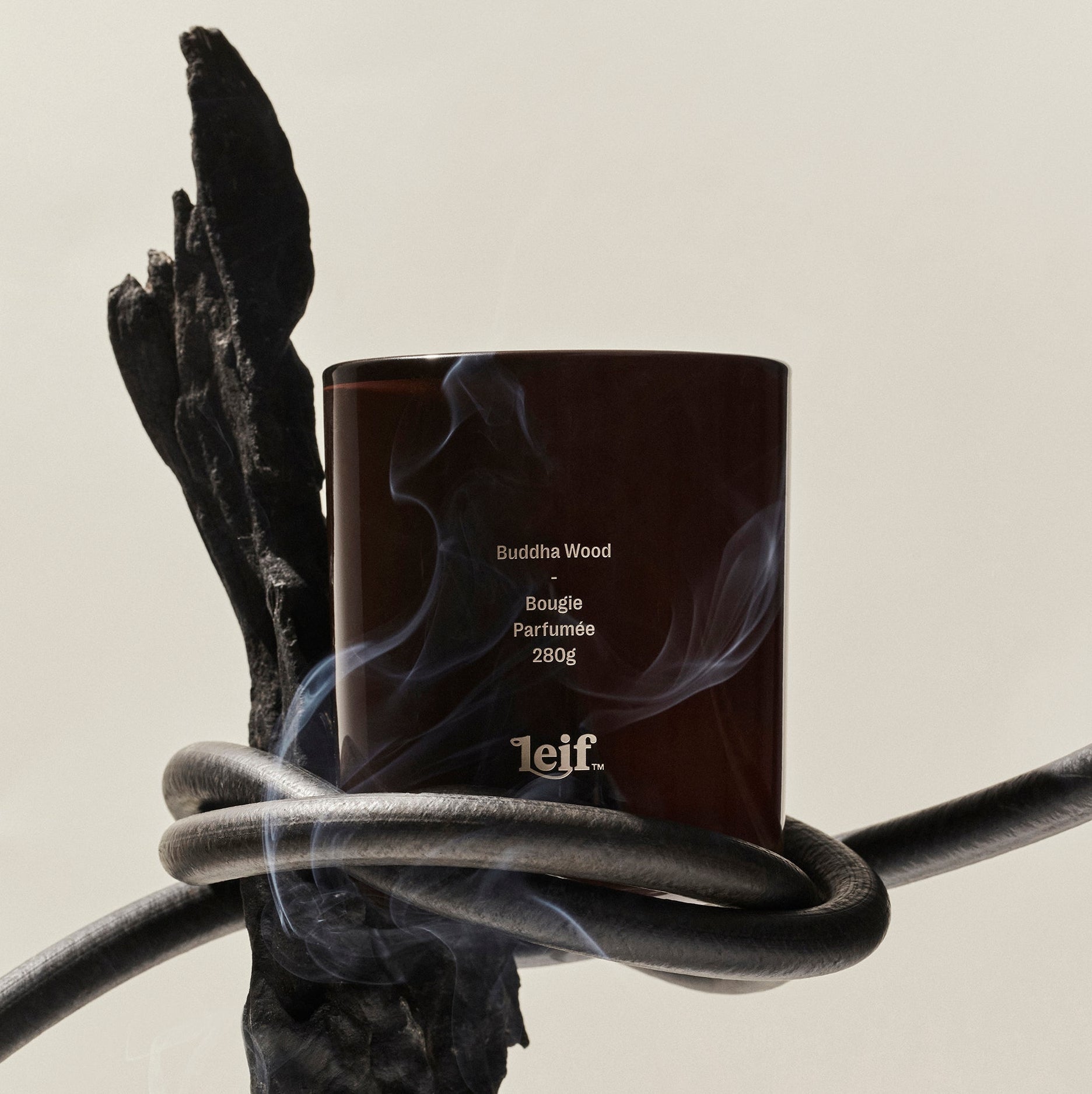 Leif Buddha Wood Candle -Leif- Nest & Bird