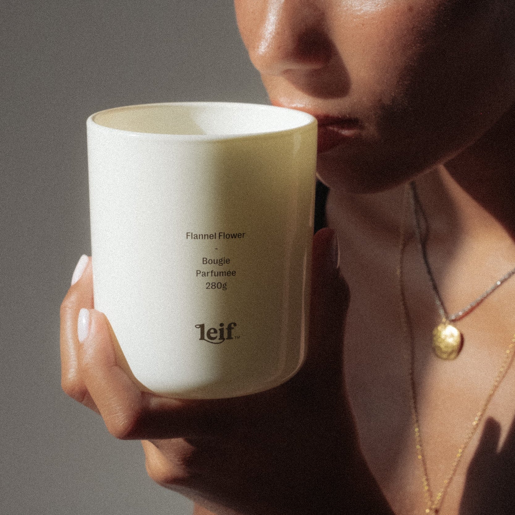 Leif Flannel Flower Candle -Leif- Nest & Bird