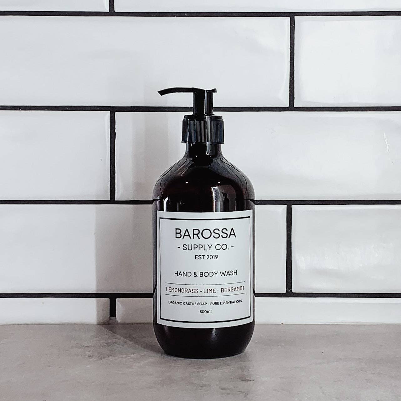 Lemongrass + Lime + Bergamot Hand and Body Wash - Barossa Supply Co. - Nest & Bird