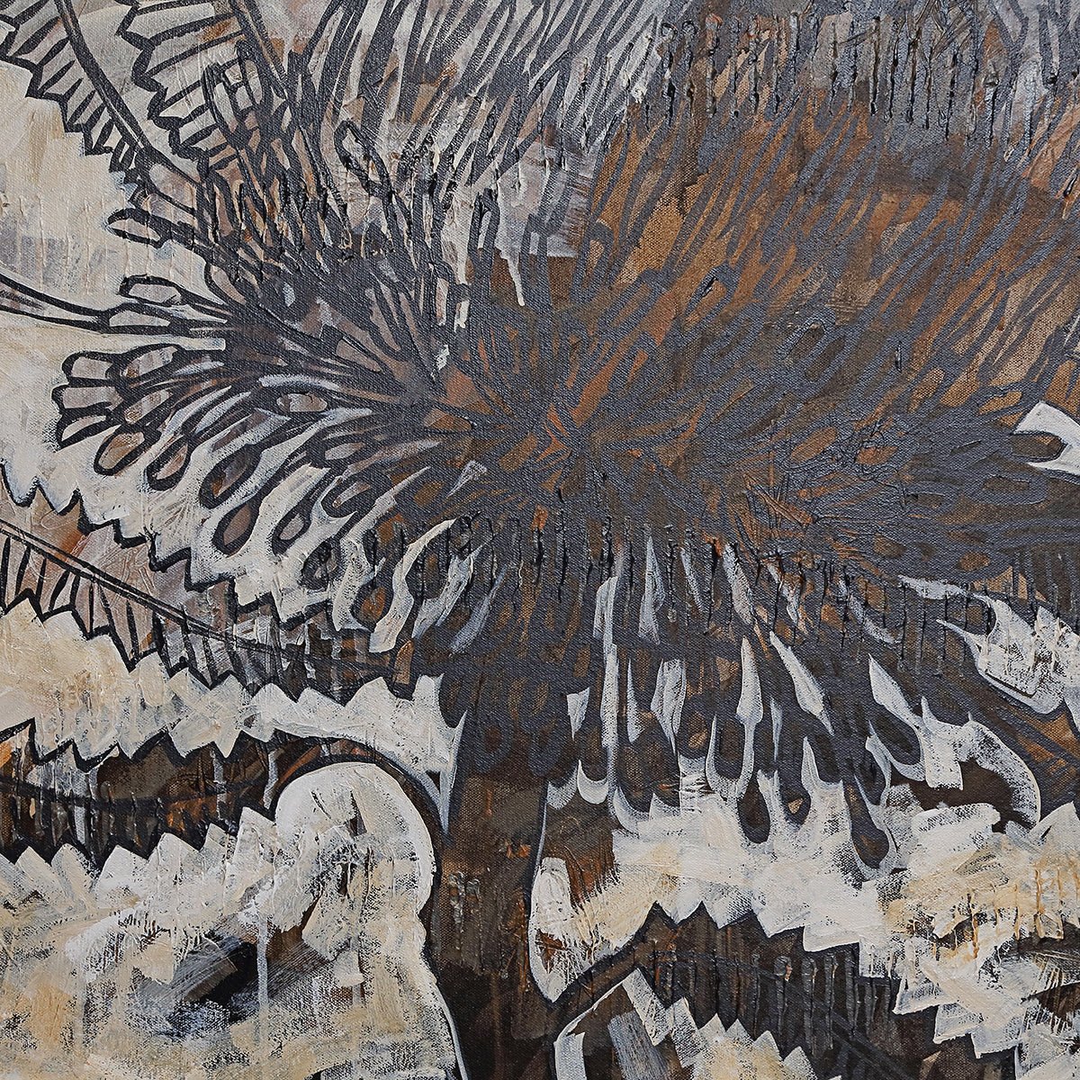 Limited Edition Oak Framed Print Banksia Serrata I -Nest & Bird- Nest & Bird