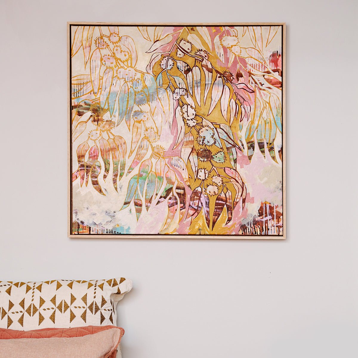 Limited Edition Oak Framed Print Blackbutt Moment -Nest & Bird- Nest & Bird