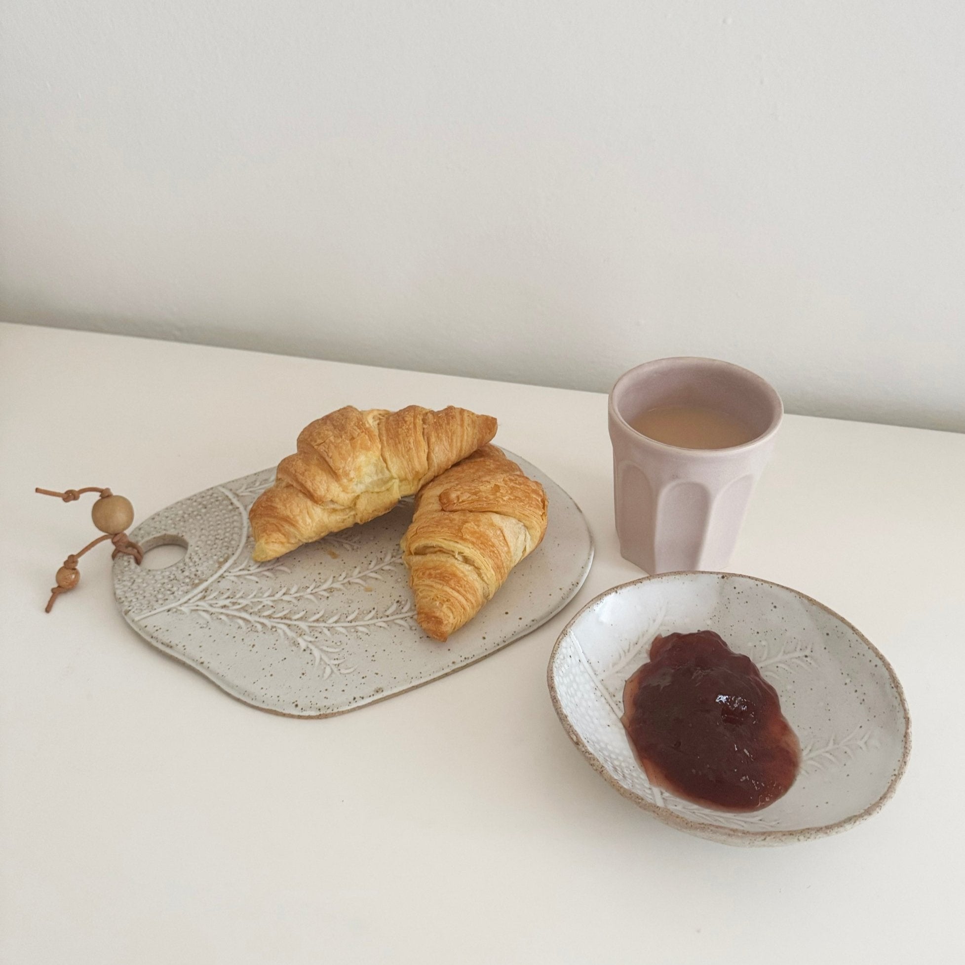 Medium Ceramic Serving Platter and Bowl - Bay Rd Ceramics - Nest & Bird
