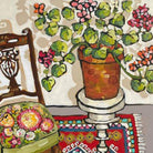 My Potted Geranium - Original Art - Julia Abbey - Nest & Bird