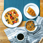 Navy Rim Enamel Bowl - Rinkit Pty Ltd - Nest & Bird