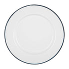 Navy Rim Enamel Dinner Plate - Rinkit Pty Ltd - Nest & Bird