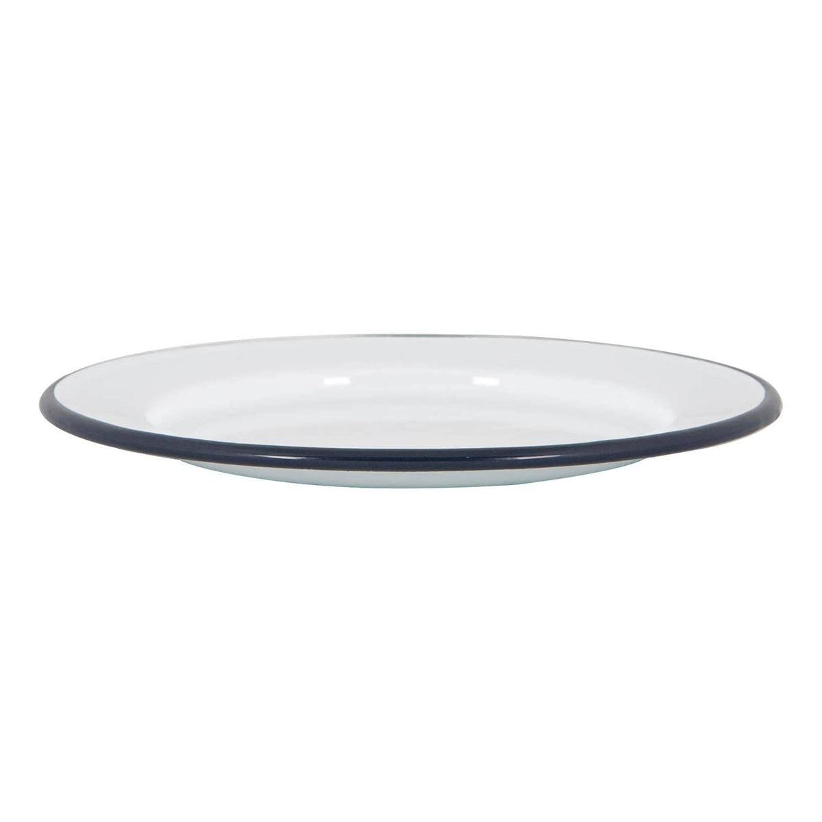 Navy Rim Enamel Side Plate - Rinkit Pty Ltd - Nest & Bird