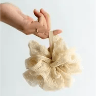 Organic Cotton Shower Puff - Australian Natural Soap Company - Nest & Bird
