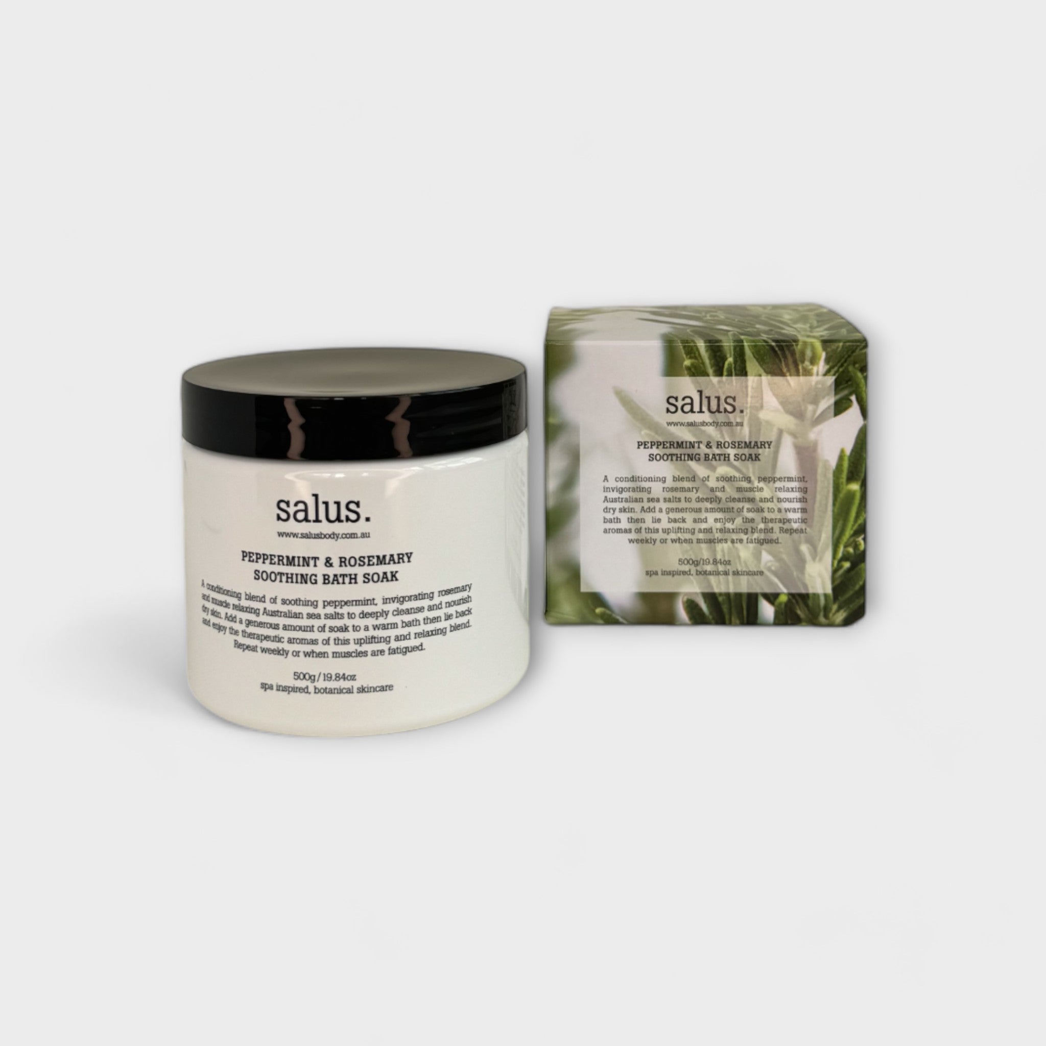 Peppermint & Rosemary Soothing Bath Soak - Salus - Nest & Bird