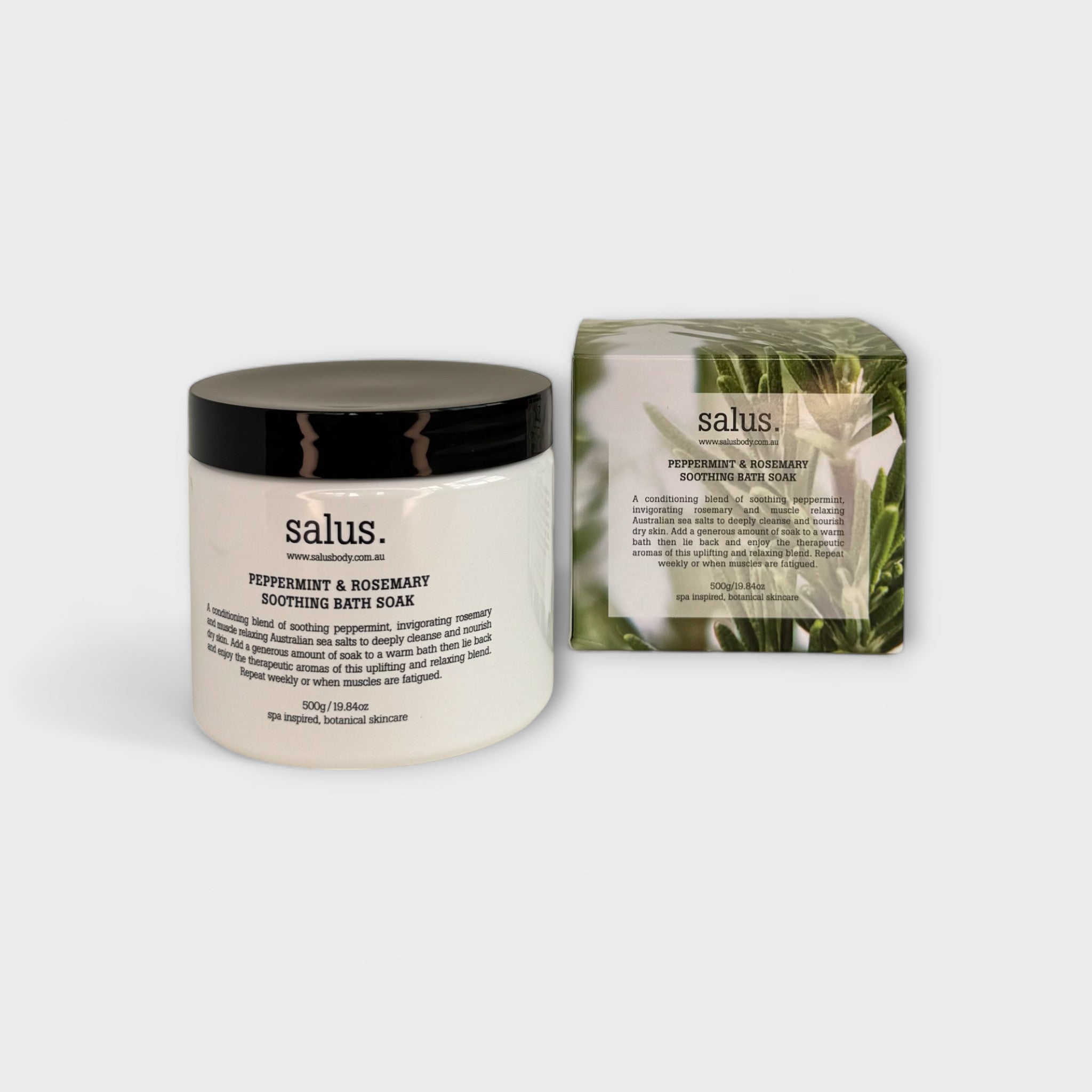 Peppermint & Rosemary Soothing Bath Soak - Salus - Nest & Bird