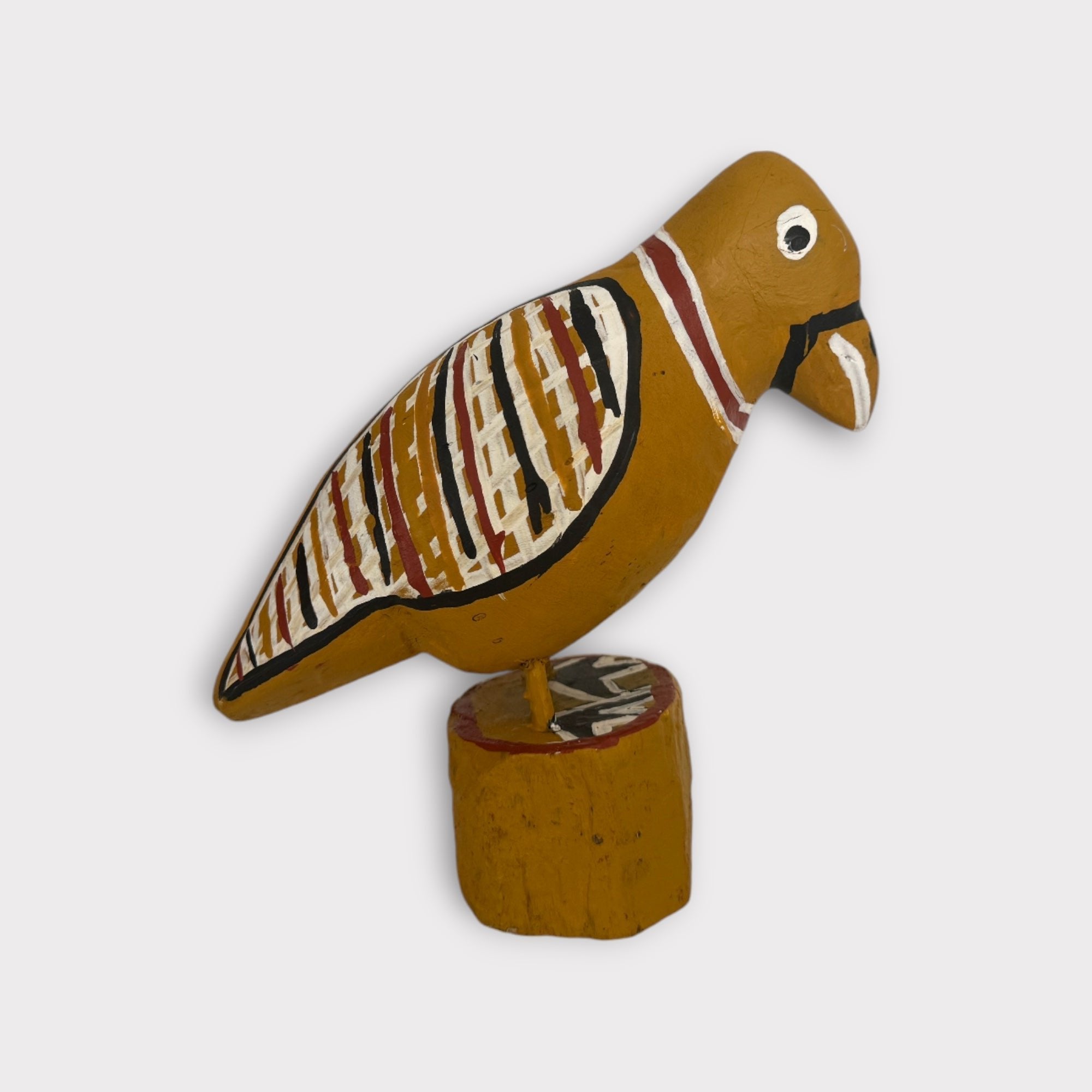Quail Sculpture - Original Art - Elah Yunupingu & Barbara Wanambi - Nest & Bird