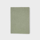 Recycled Paper Note Book - Large Green Stripe - Saraswati Papers - Nest & Bird