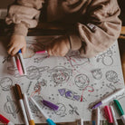 Reusable Silicone Colouring In Mat - Outer Space - Nest & Bird - Nest & Bird