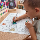 Reusable Silicone Colouring In Mat - Outer Space - Nest & Bird - Nest & Bird