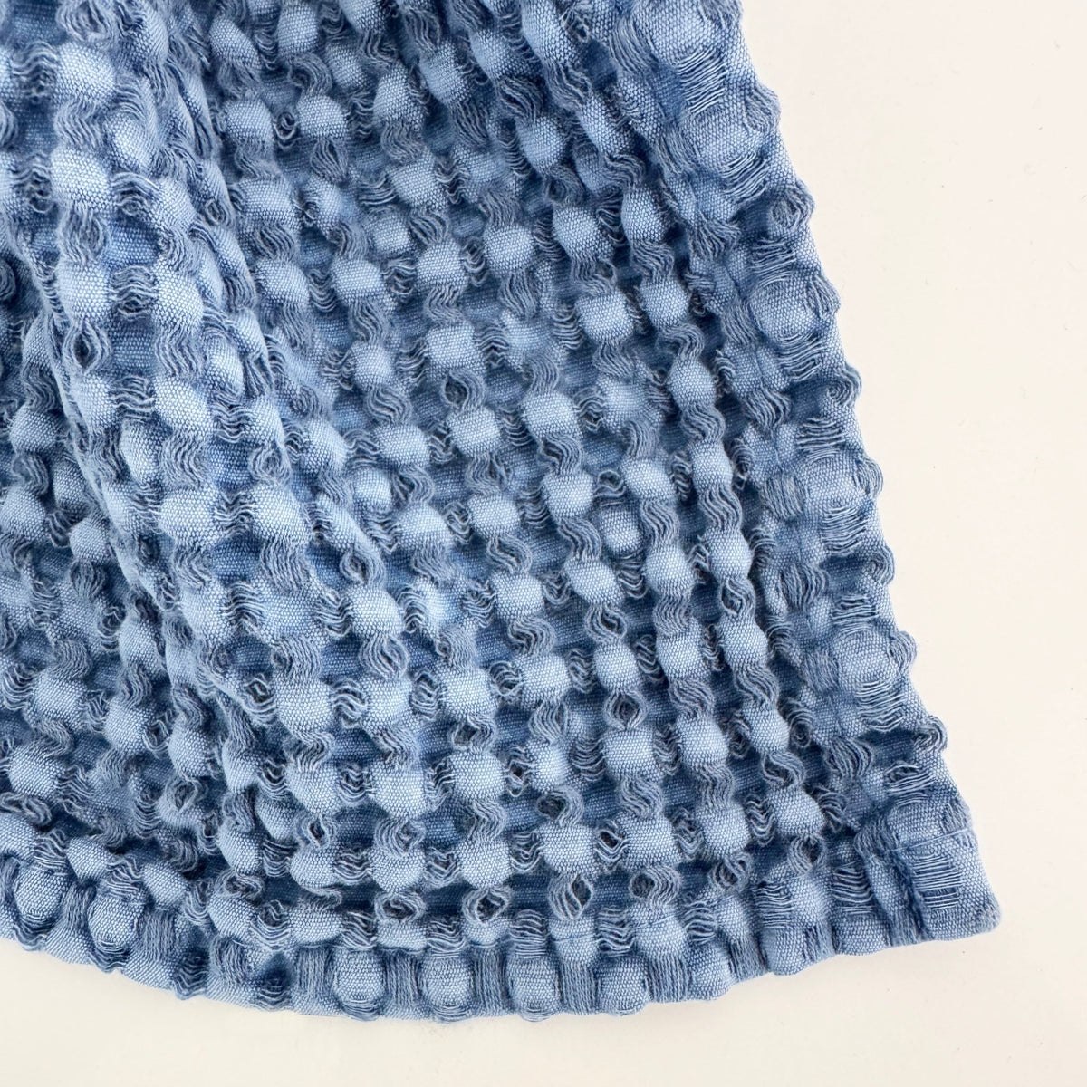 Rustic Waffle Hand Towel - Blue - Mama and Tochter - Nest & Bird