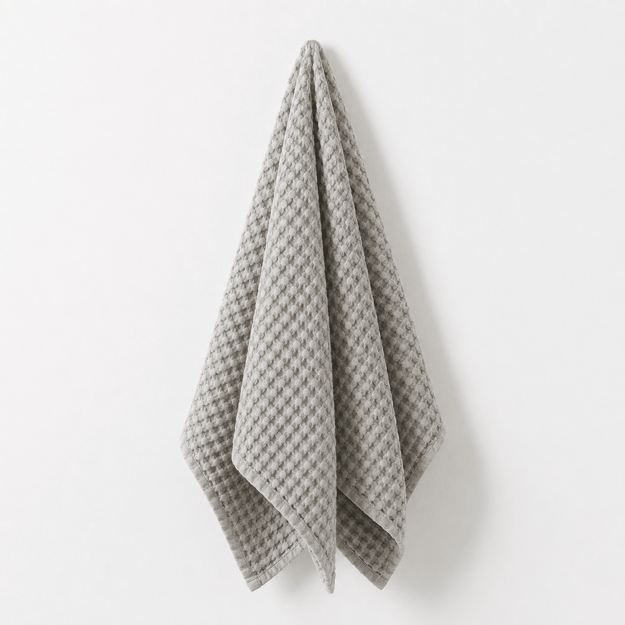 Rustic Waffle Hand Towel - Grey -Mama and Tochter- Nest & Bird