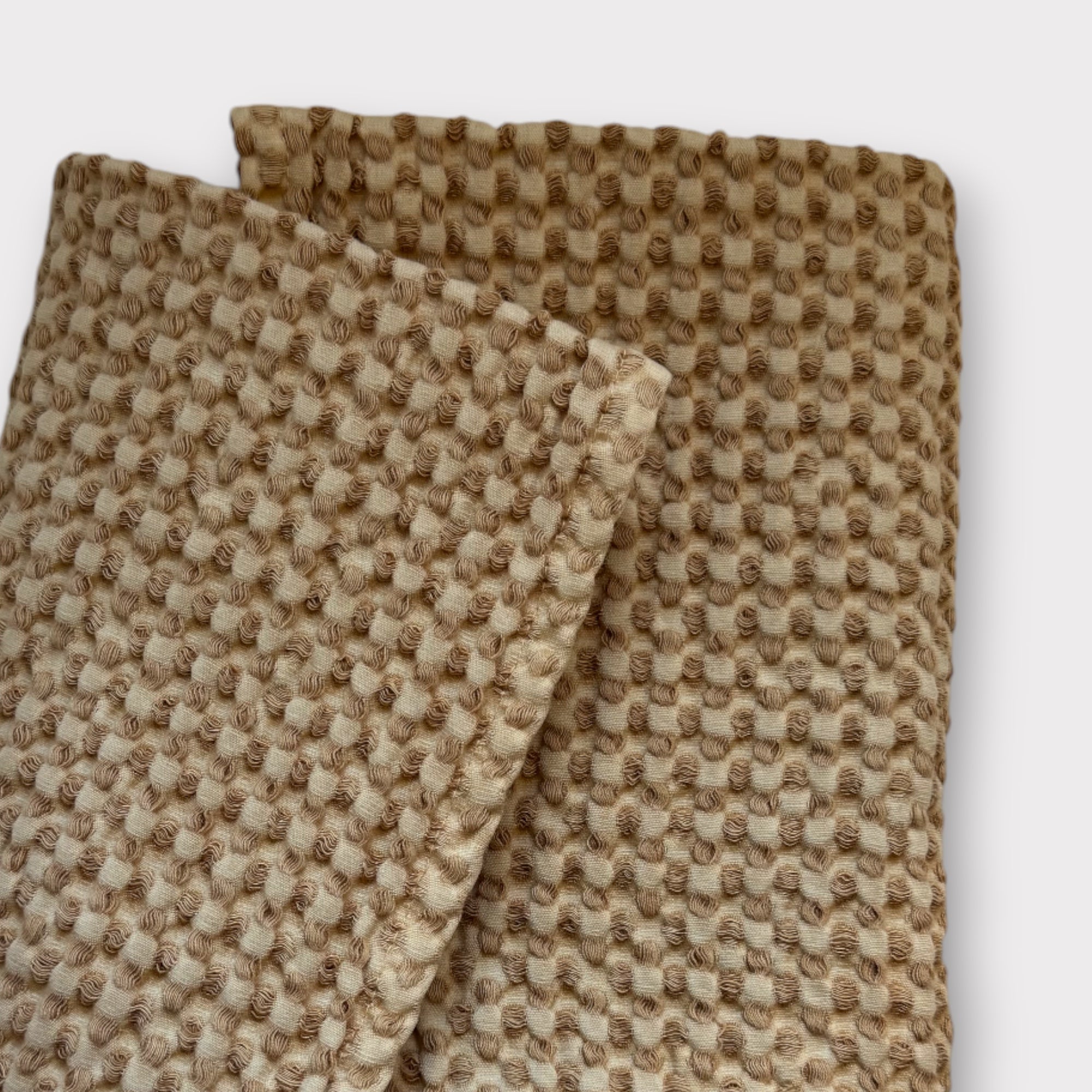 Rustic Waffle Hand Towel - Light Rust - Mama and Tochter - Nest & Bird