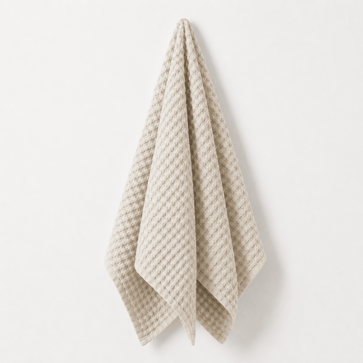 Rustic Waffle Hand Towel - Natural -Mama and Tochter- Nest & Bird