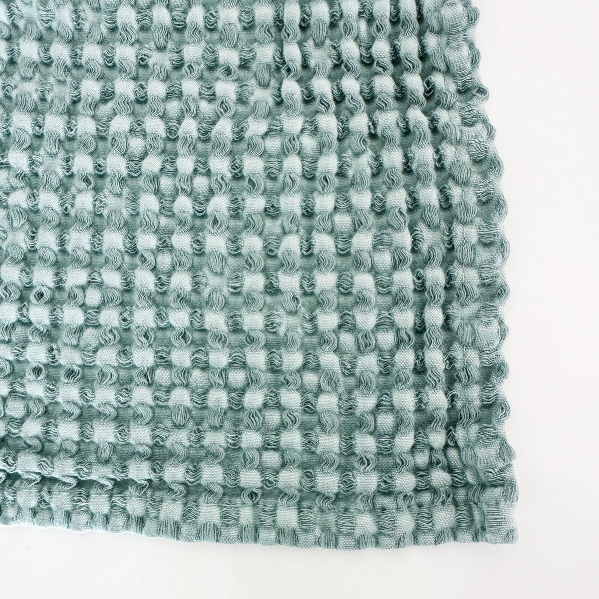 Rustic Waffle Hand Towel - Sea Green - Mama and Tochter - Nest & Bird