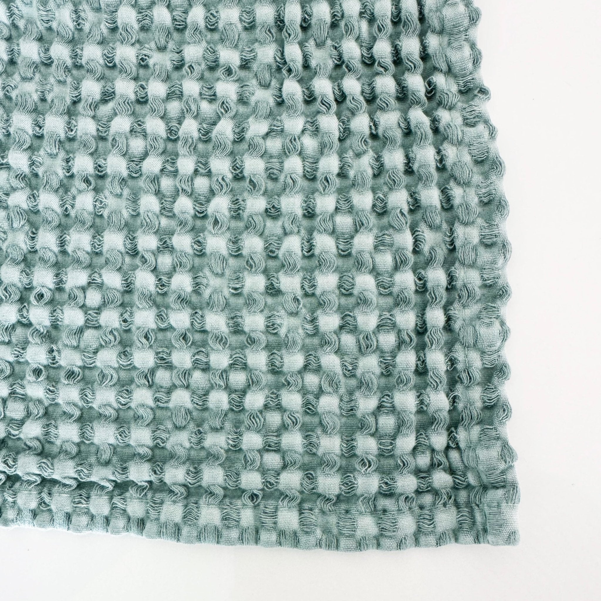 Rustic Waffle Hand Towel - Sea Green - Mama and Tochter - Nest & Bird