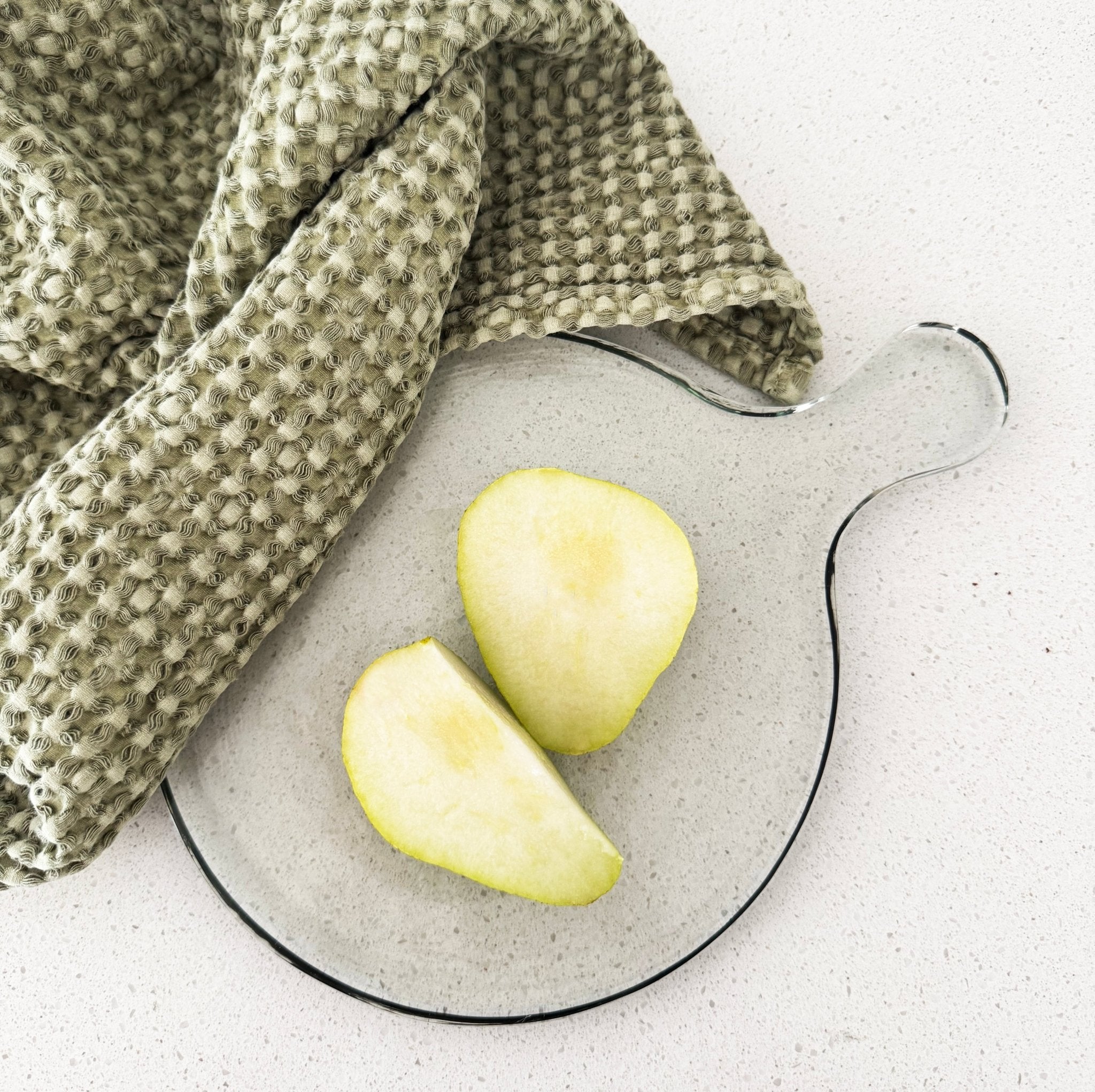 Sea Glass Serving Board Clear - Creative Women Australia - Nest & Bird