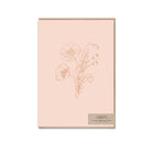 Soft Pink Poppies Card - Typoflora - Nest & Bird