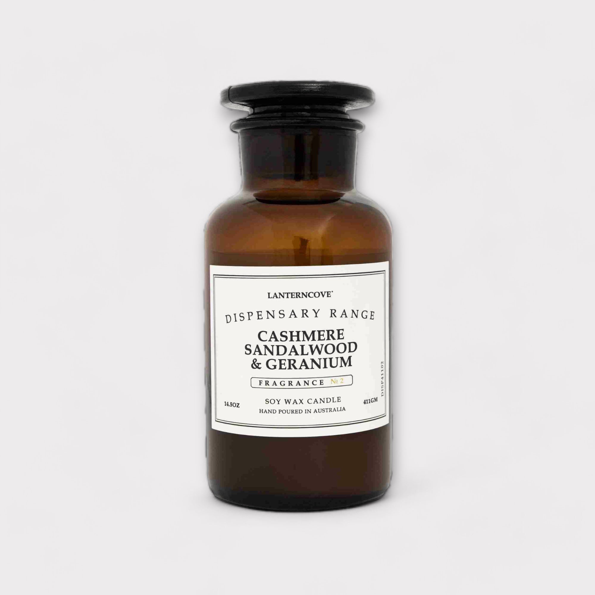 Soy Candle - Cashmere Sandalwood & Geranium - Lanterncove - Nest & Bird
