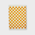 Tea Towel - Checkers Tan - Bonnie and Neil - Nest & Bird