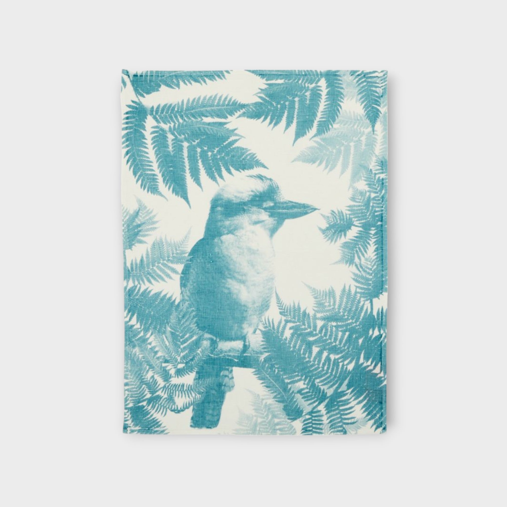 Tea Towel - Kookaburra Green - Bonnie and Neil - Nest & Bird