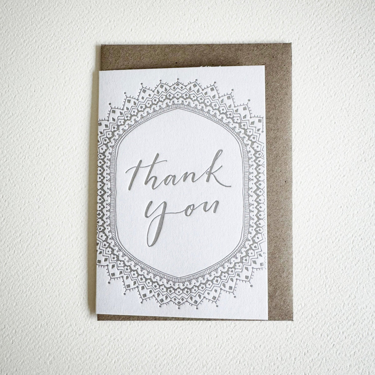 Thank You Greeting Card - THE LITTLE PRESS - Nest & Bird