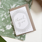 Thank You Greeting Card - THE LITTLE PRESS - Nest & Bird