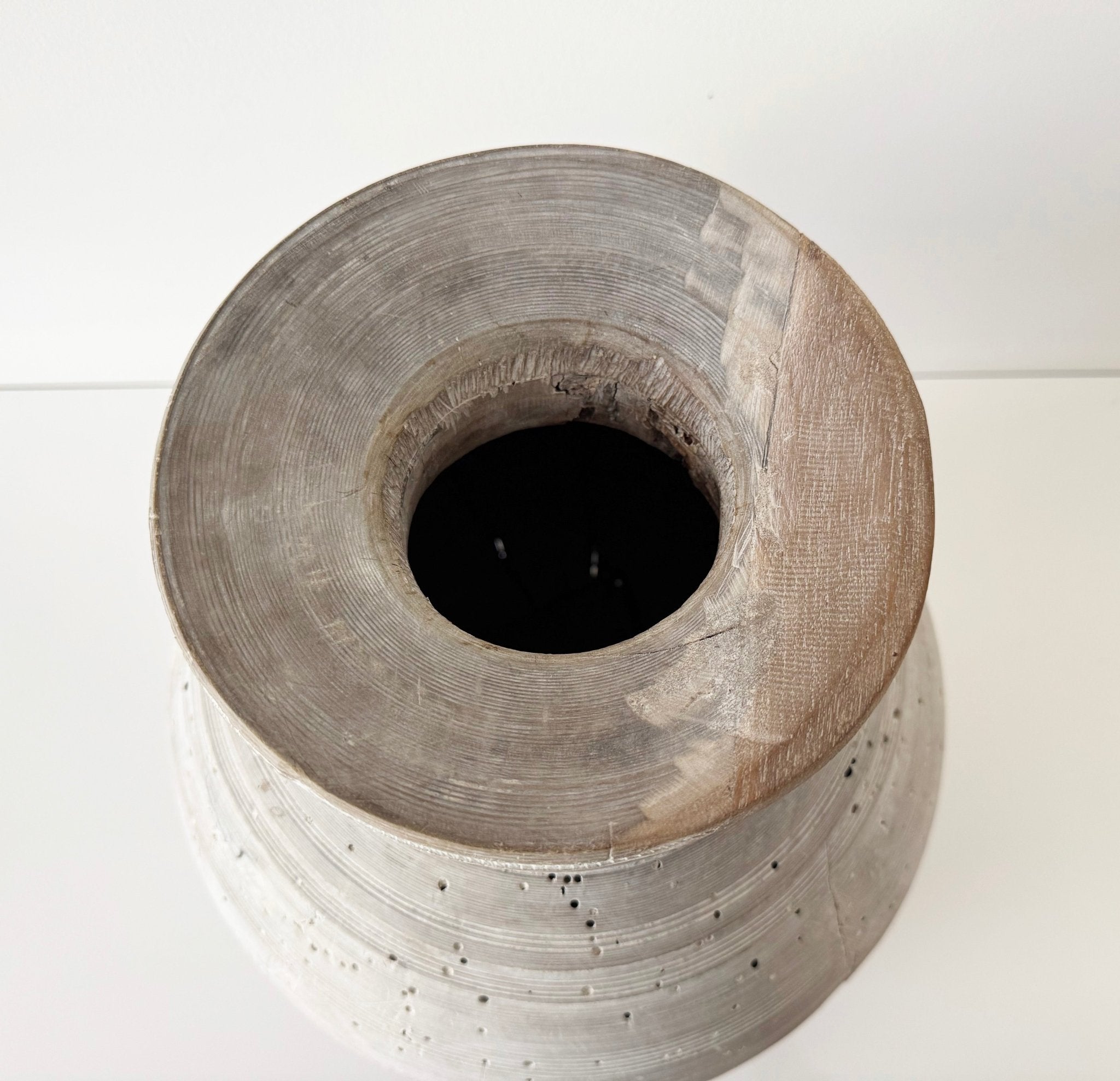 Vintage Indian Pot - Nest and Bird - Nest & Bird