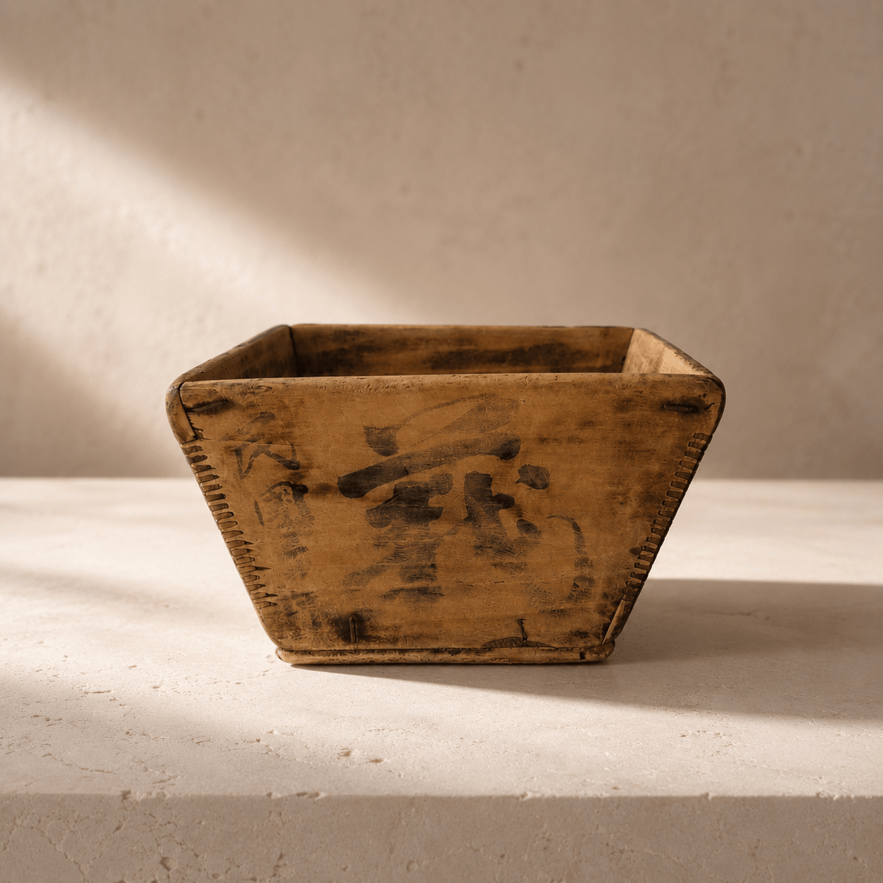 Vintage Rice Measure -Nest & Bird- Nest & Bird