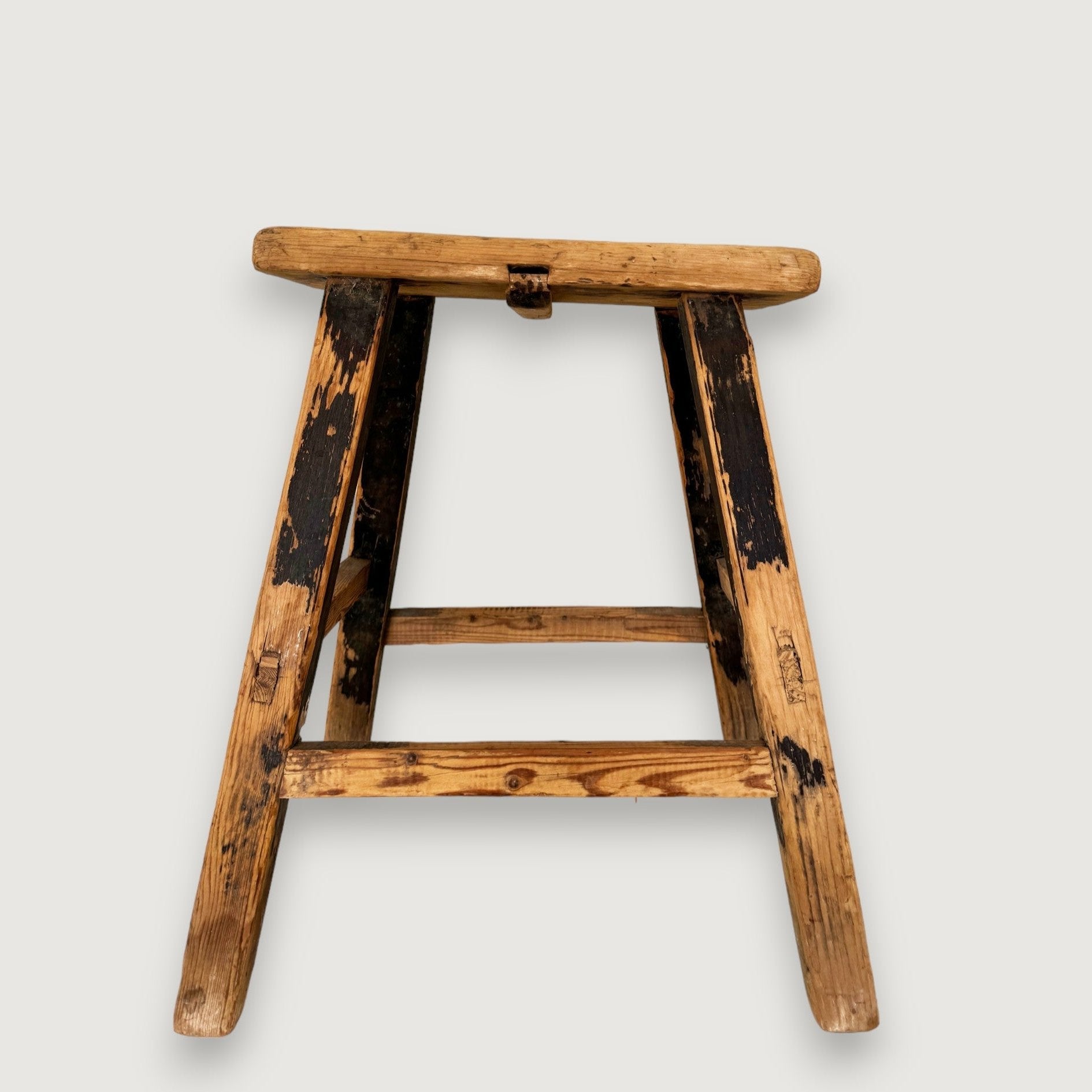 Vintage Workers Stool - Indigo Love Collectors - Nest & Bird
