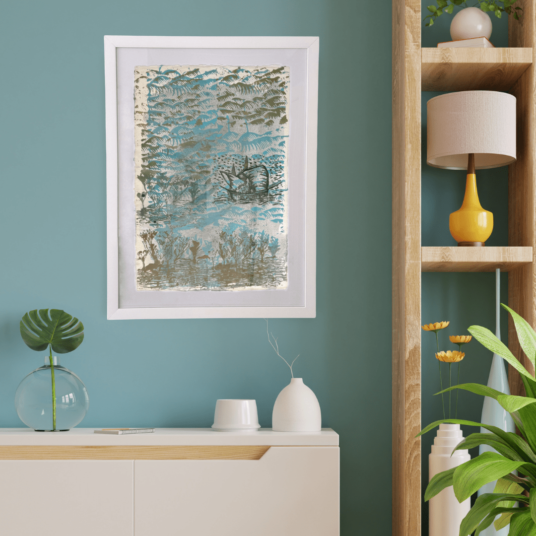 Wanderlust - Original Art - Anna Reynolds - Nest & Bird
