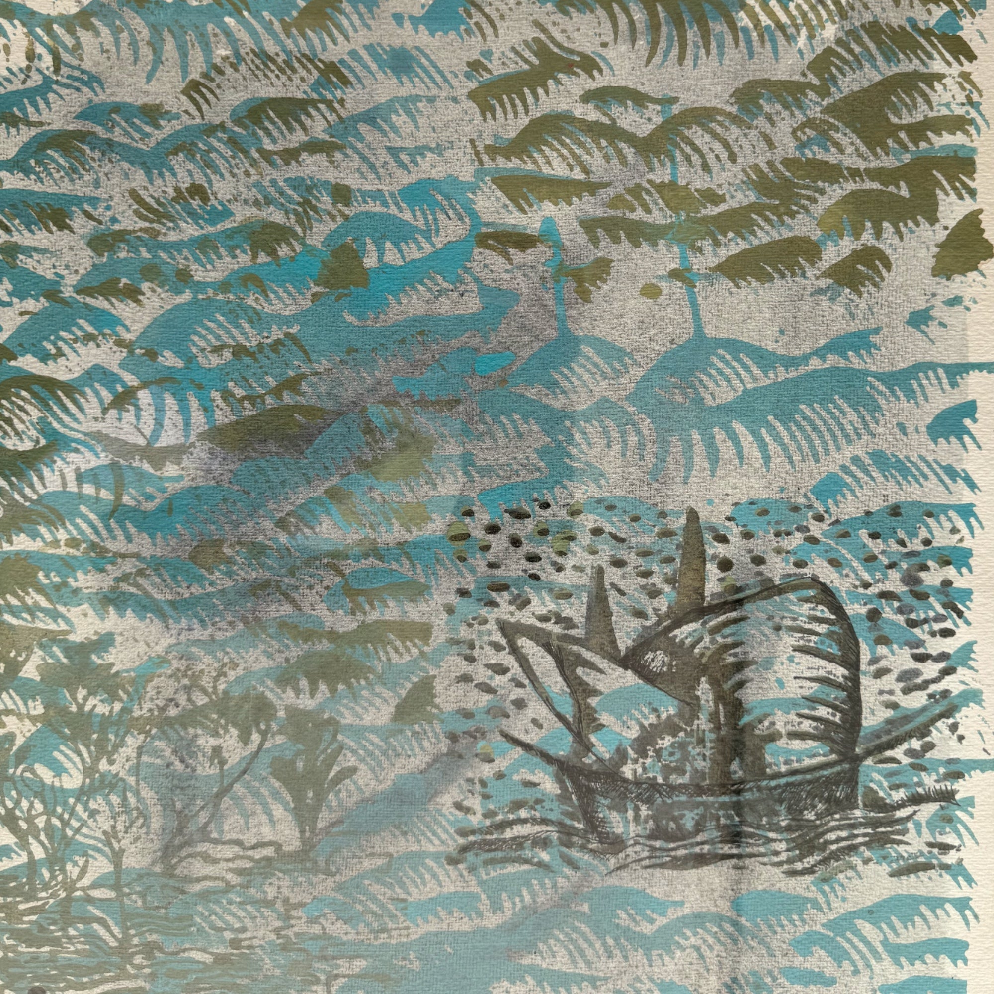 Wanderlust - Original Art - Anna Reynolds - Nest & Bird