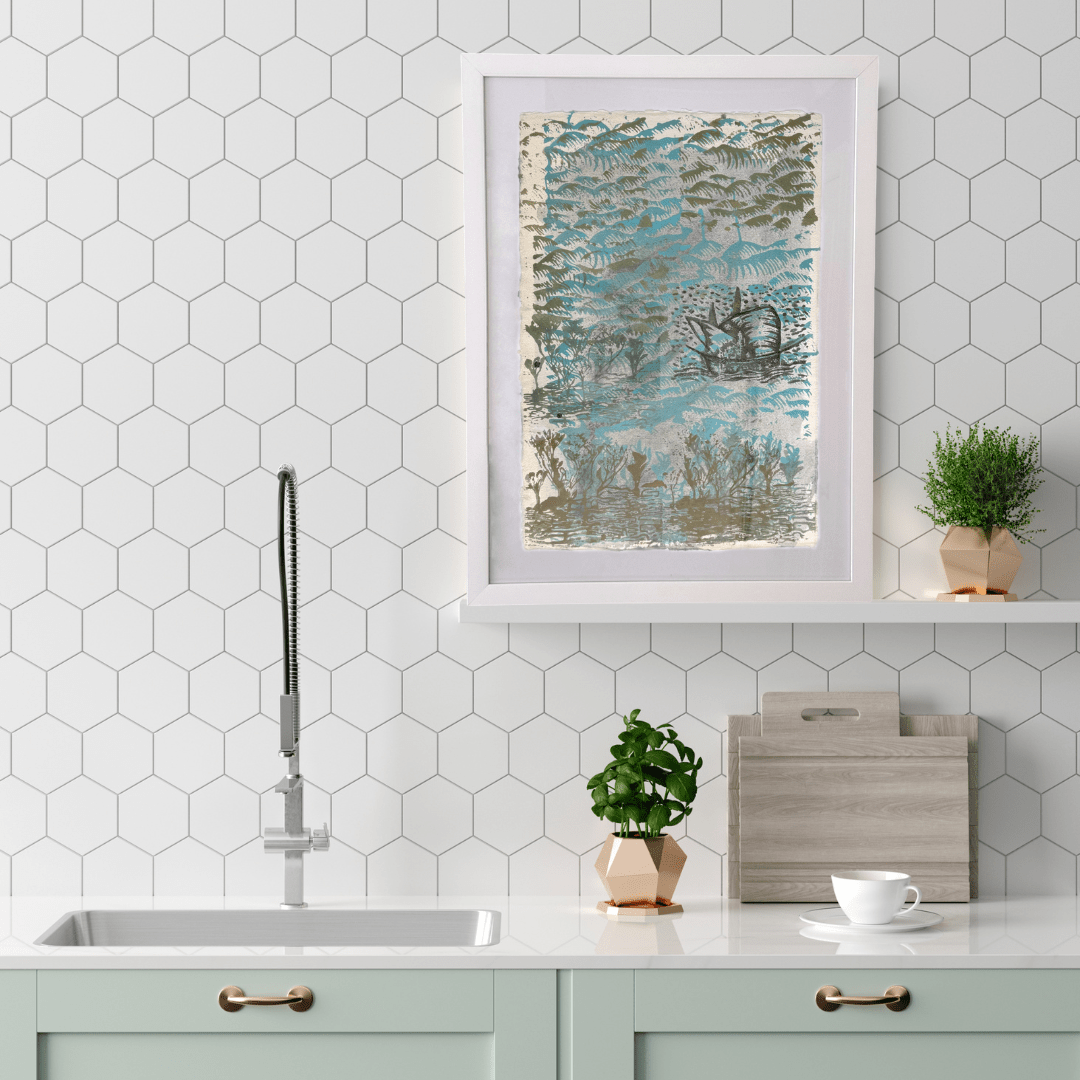 Wanderlust - Original Art - Anna Reynolds - Nest & Bird