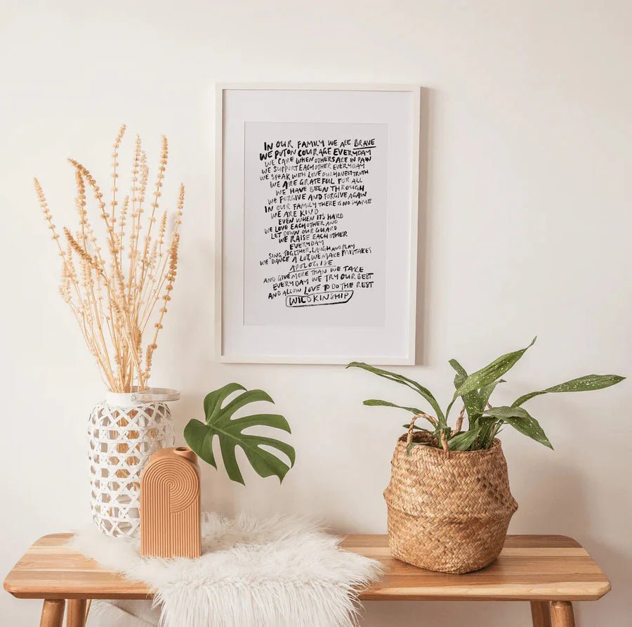 Wildkinship "In Our Family" Print - Wildkinship - Nest & Bird