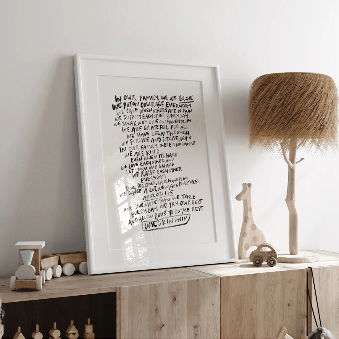 Wildkinship "In Our Family" Print - Wildkinship - Nest & Bird