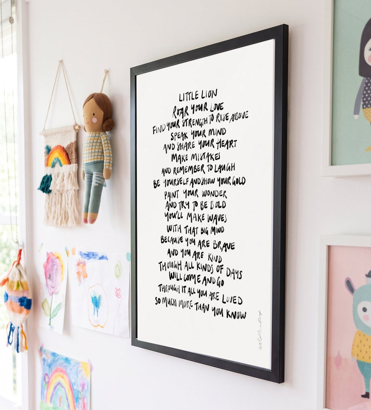 Wildkinship "Little Lion" Print -Wildkinship- Nest & Bird