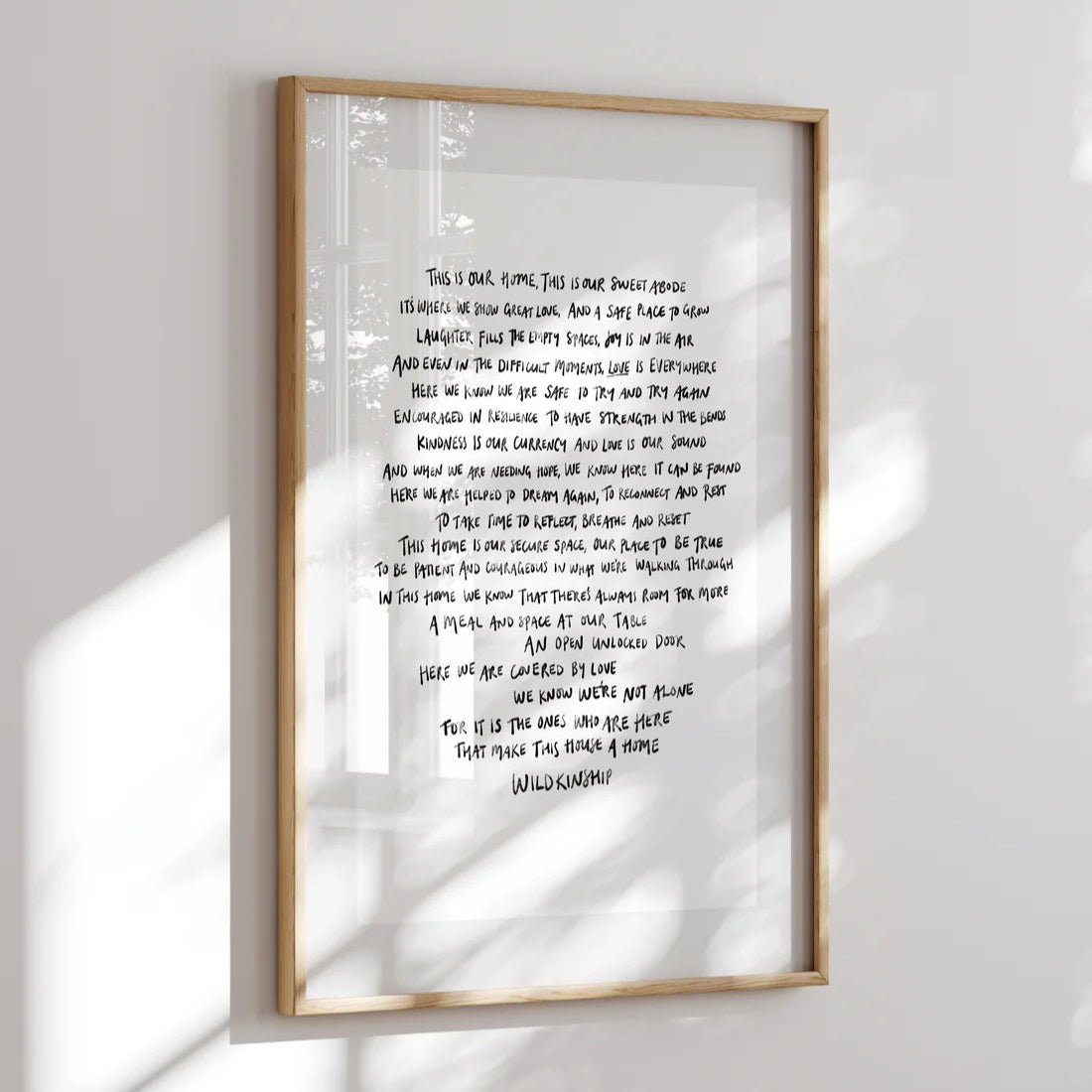 Wildkinship "This Is Our Home" Print - Wildkinship - Nest & Bird