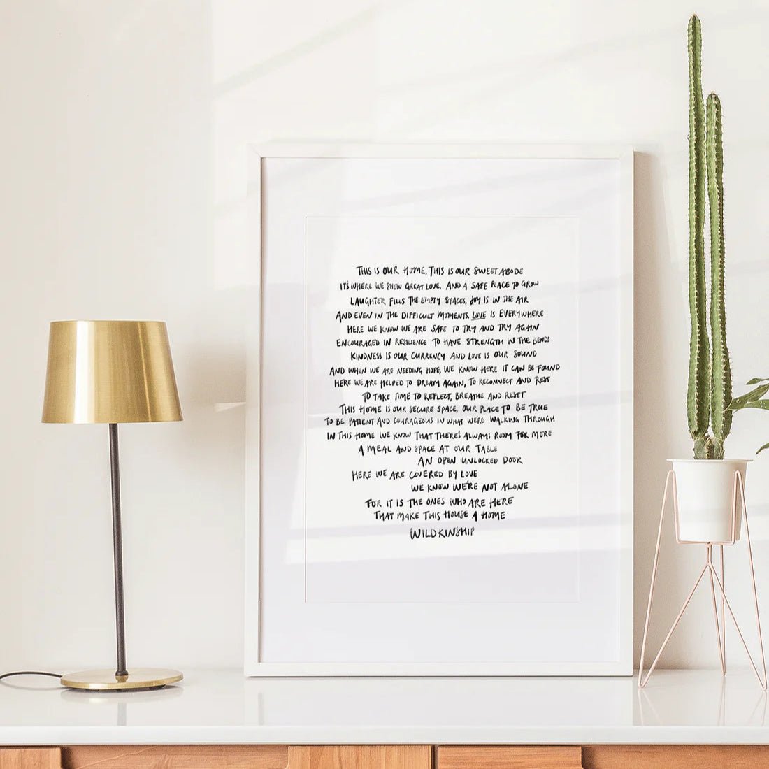 Wildkinship "This Is Our Home" Print - Wildkinship - Nest & Bird